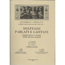 LETTERIO CIRIACO - Solfeggi parlati e cantati 1° Corso Parte Seconda