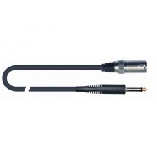 QUIKLOK CM186 MPM MUSIC PRO AUDIO XLR MALE - JACK 6.3 MONO - 15MT