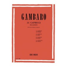 Gambaro - 21 Capricci per clarinetto