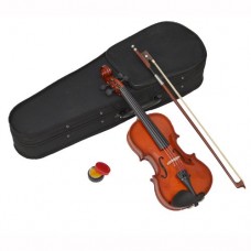 Violino Classico in Acero per Bambini 3-4 anni, Legno Naturale, Grandezza 1/16