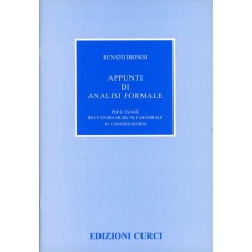 Dionisi - Appunti di analisi formale 