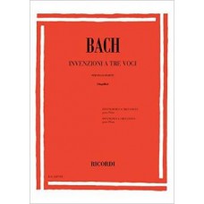 BACH - INVENZIONI A TRE VOCI PER PIANOFORTE