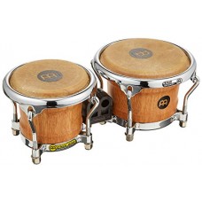 Meinl Percussion FWB100SNT-M - Mini bonghi in legno bongos junior serie Free Ride, diametro macho: 8,89 cm (3,5"), diametro hembra: 10,80 cm (4,25"), colore: Super Natural