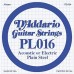 D'Addario PL011 Corda Singola Elettrica-Acustica Plain Steel