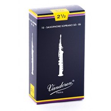 Vandoren Traditionnelles Boite de 10 Anches Saxophone Soprano n.2,5