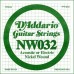 D'Addario NW038 Corda Singola Elettrica-Acustica Nickel Round