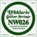 D'Addario NW038 Corda Singola Elettrica-Acustica Nickel Round