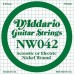 D'Addario NW038 Corda Singola Elettrica-Acustica Nickel Round